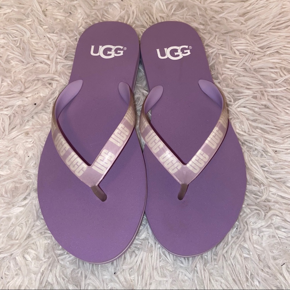 Lavender Ugg Flip-Flops